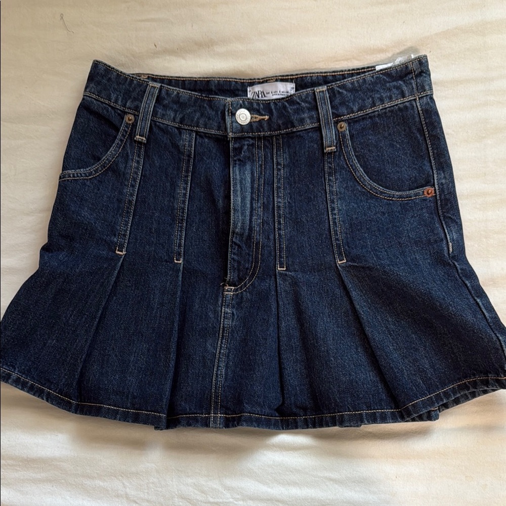 Denim Mini Skirt